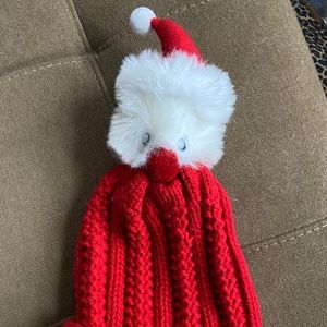 Knitted santa hat